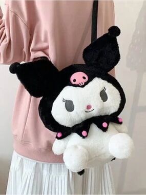 Sanrio Unisex 16" Hello Kitty Kuromi 14 Plush Polyester and Polyurethane bag